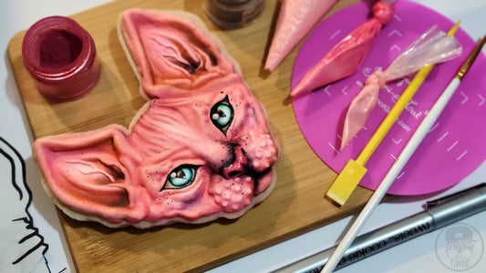 Royal Icing Sculpting 1: Sphynx Cat Cookie