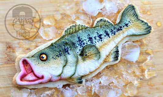 Rolled Buttercream Fish Cookies