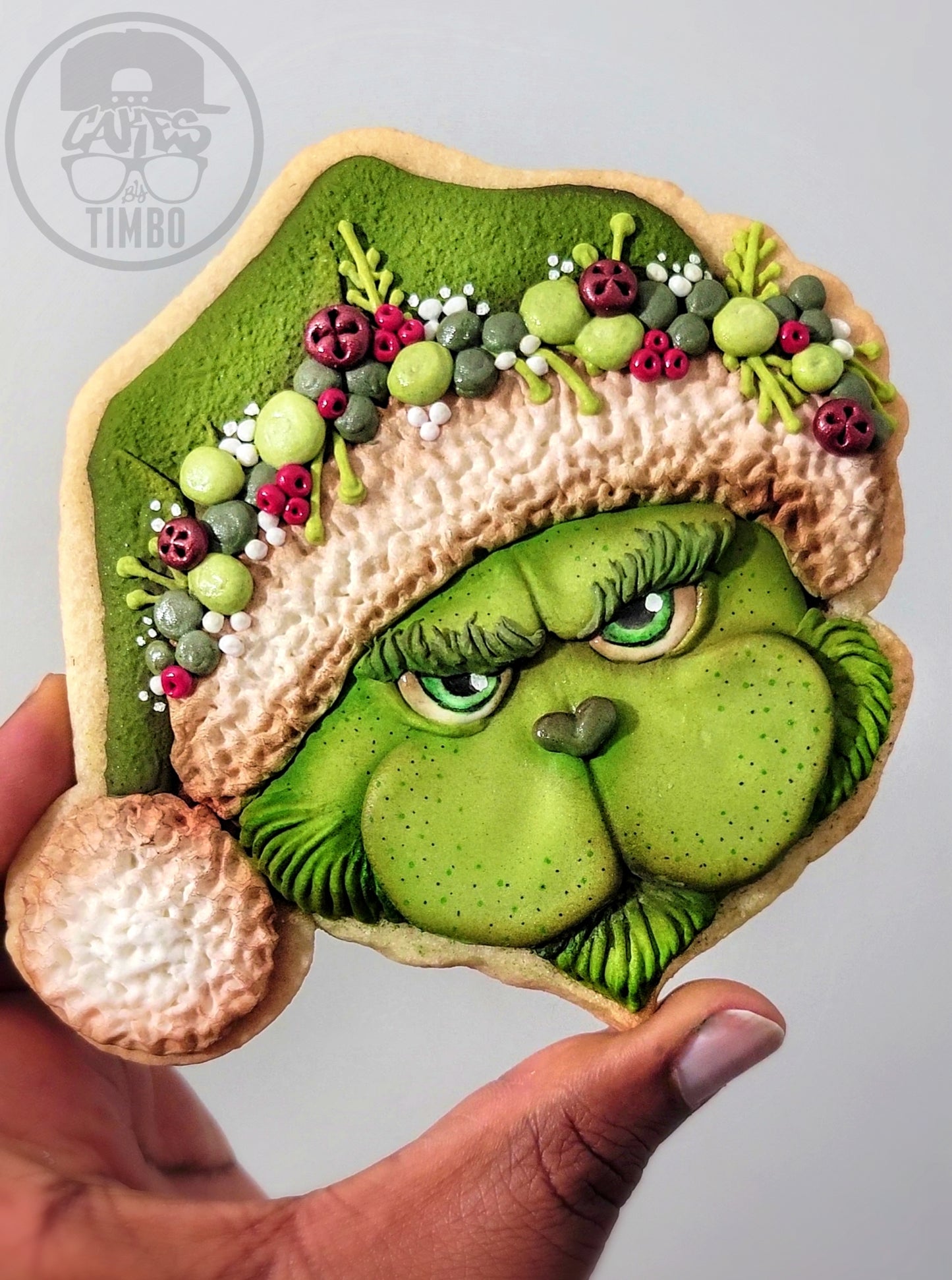 Mean Green Santa (Royal Icing Cookie Tutorial)