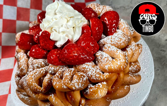 'Funnel Cake' Cake Tutorial (FREEBIE)