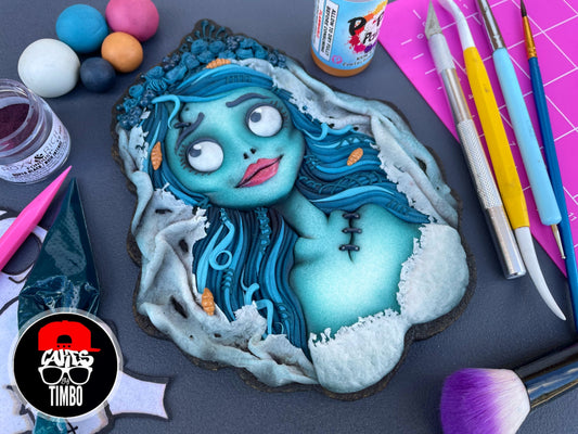 "The Corpse Bride" Cookie (Facebook Class)