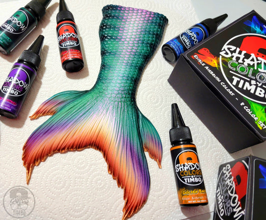 Mermaid Tail Airbrush Demo (FREEBIE)